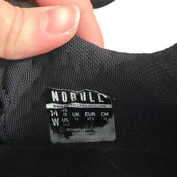 NoBull Black Ivy Trainer Size 13 Men Athletic Sneakers Minimalist Gym Shoes main image 4